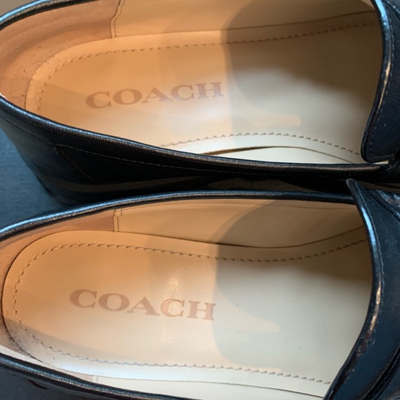 Coach Black Leather Women’s Slip-On Loafers, size 5,5. Was $400 - Picture 4 of 8